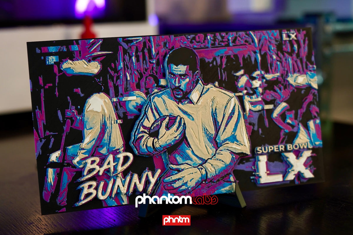 Benito Bowl Bad Bunny 3D Wall Art - Puerto Rico Jíbaro Sugar Cane Tribute