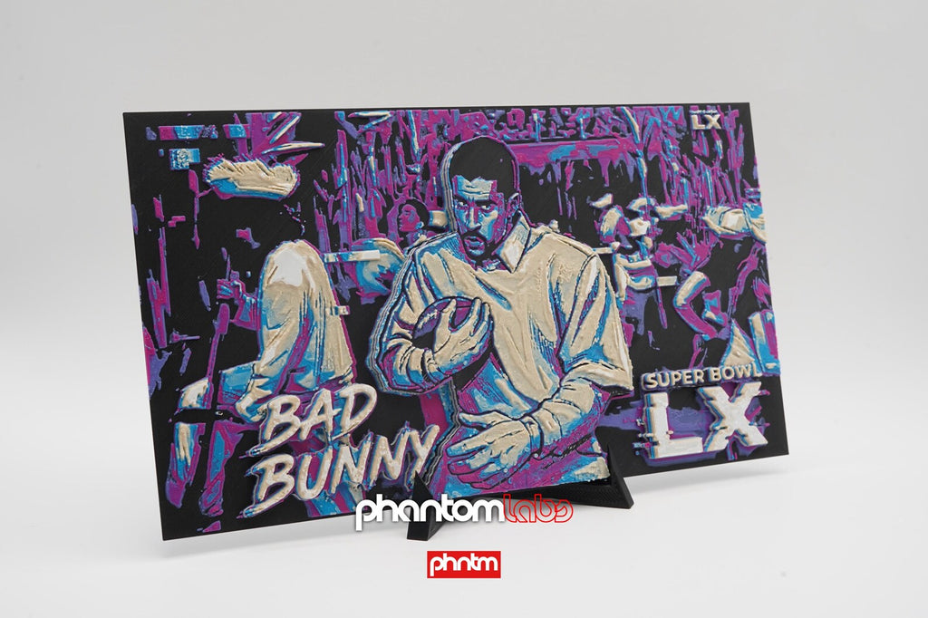 Benito Bowl Bad Bunny 3D Wall Art - Puerto Rico Jíbaro Sugar Cane Tribute