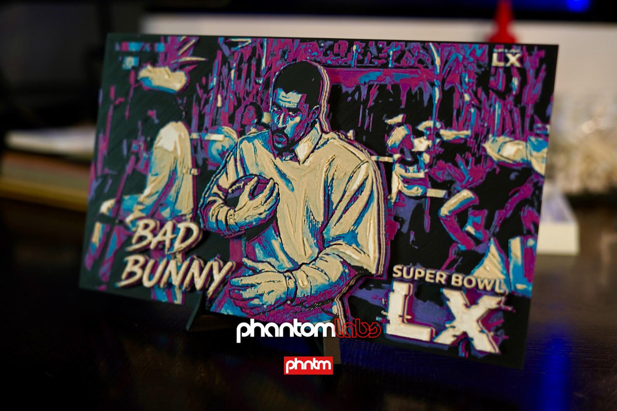Benito Bowl Bad Bunny 3D Wall Art - Puerto Rico Jíbaro Sugar Cane Tribute