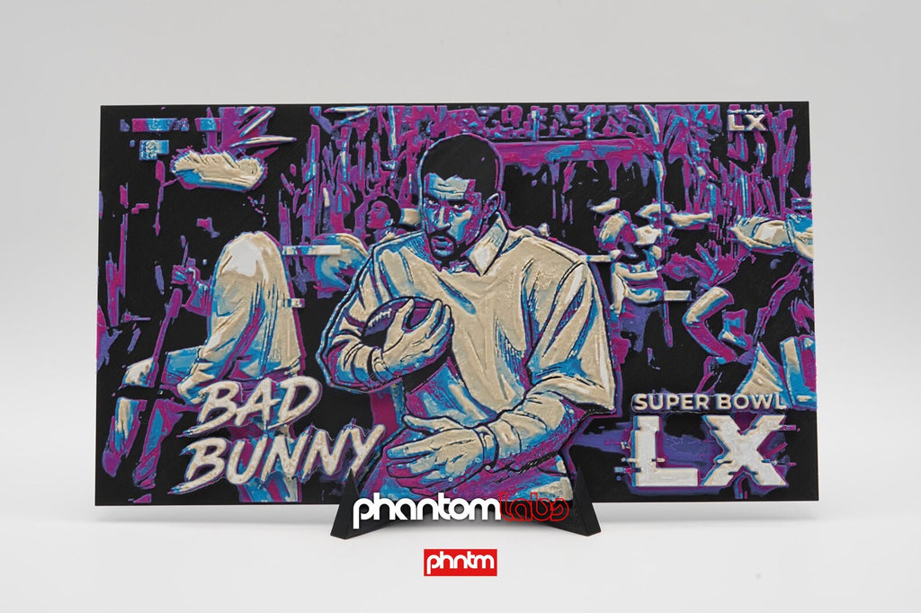 Benito Bowl Bad Bunny 3D Wall Art - Puerto Rico Jíbaro Sugar Cane Tribute