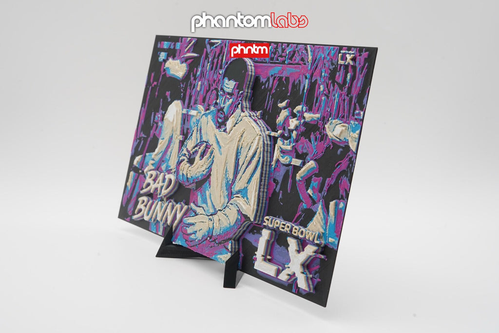 Benito Bowl Bad Bunny 3D Wall Art - Puerto Rico Jíbaro Sugar Cane Tribute