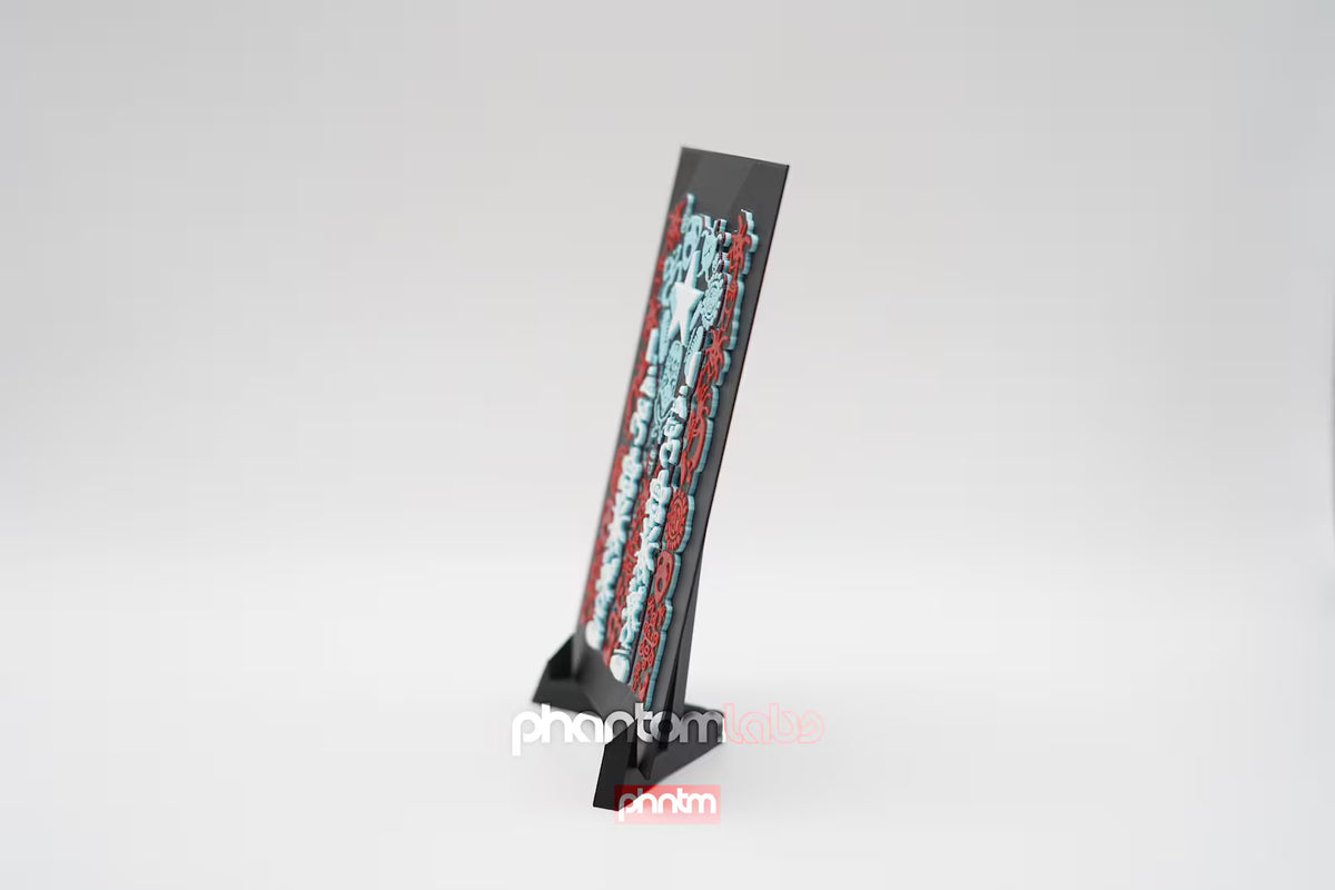 Taíno Puerto Rico Flag Wall Art - 3D Printed Boricua Heritage Decor
