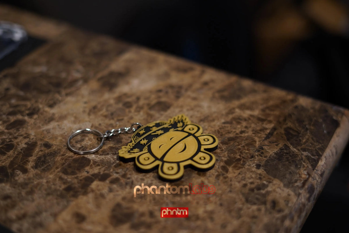 Taíno Petroglyph Symbols Keychain – 3D Printed Puerto Rican Charm