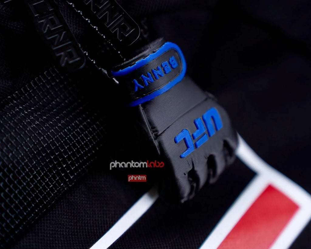 UFC Style Mini MMA Glove Keychain | Custom Name Gym Bag Charm Personalized