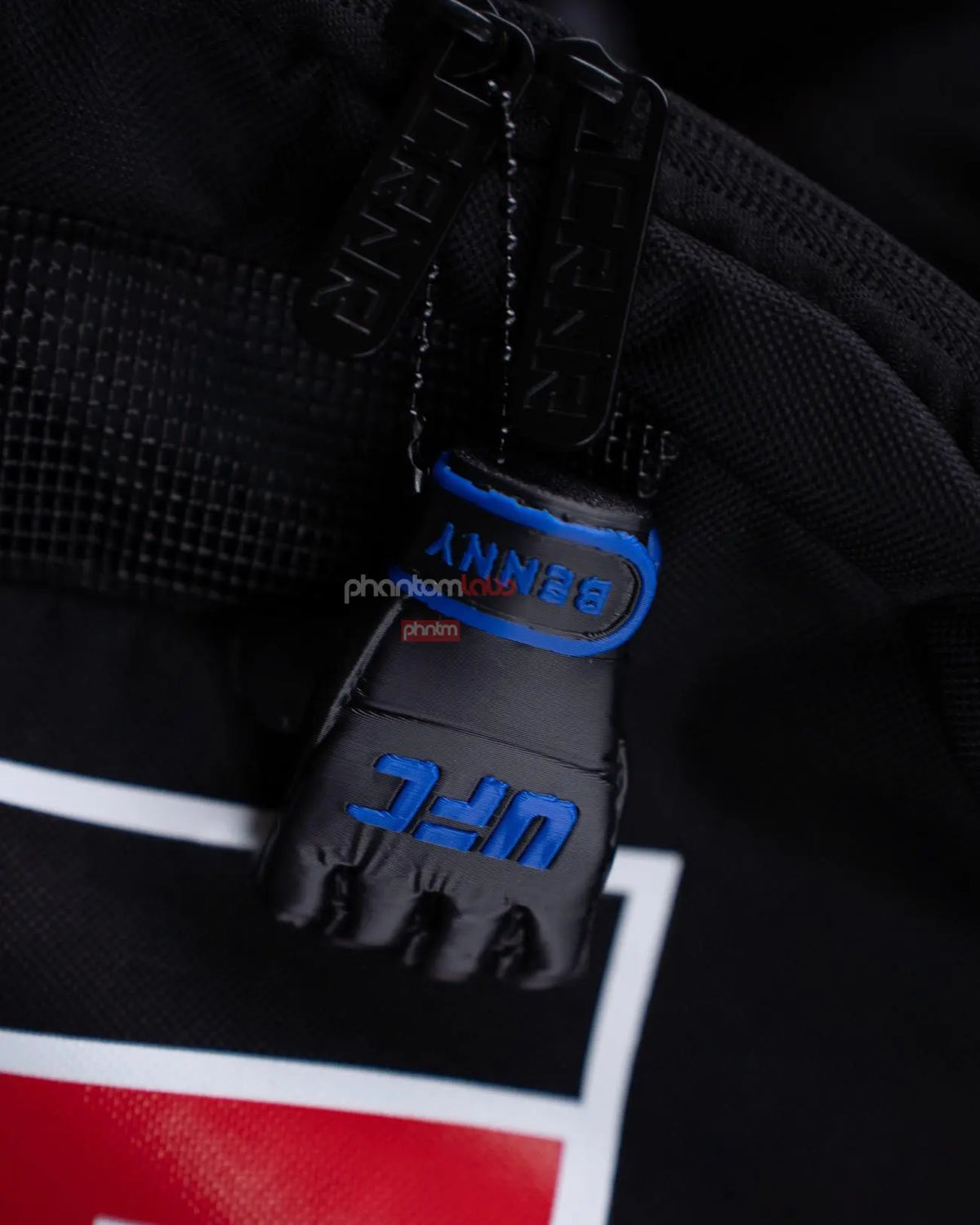 UFC Style Mini MMA Glove Keychain | Custom Name Gym Bag Charm Personalized